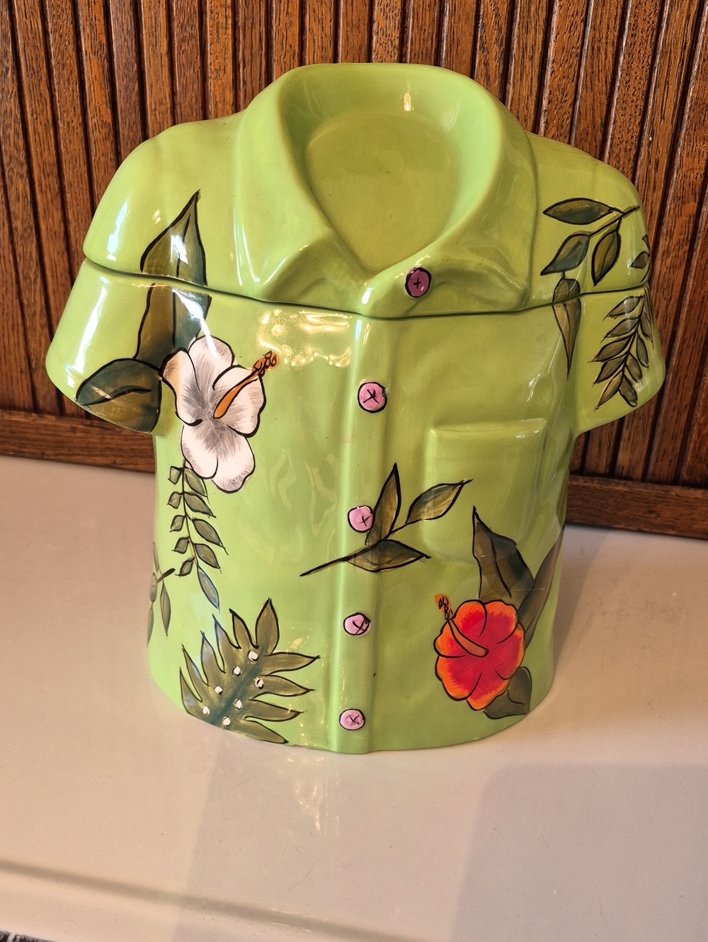 Cute Dennis East Hawaiian Shirt Cookie Jar